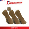 darlington ladies casual cotton heel gel foot cover 880954 skintone set of 3