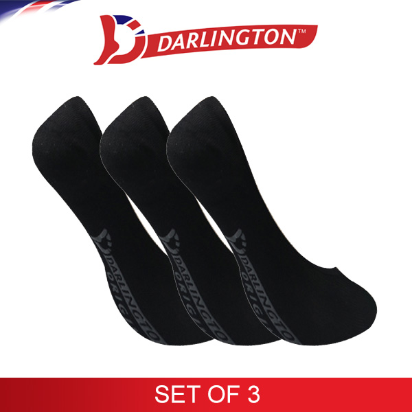 darlington ladies casual cotton heel gel foot cover 880956 black set of 3