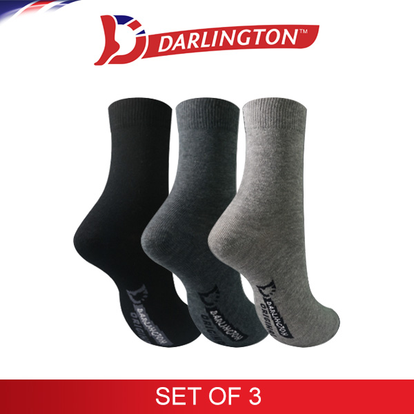 darlington men casual cotton anklet socks t9a168 set of 3