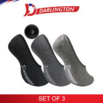 darlington men casual cotton heel gel foot cover 940275 set of 3