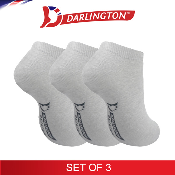 darlington men casual cotton low cut t9a166 white set of 3
