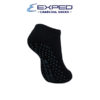 exped men sports thick cotton charcoal anti slip foot socks 580586 gray