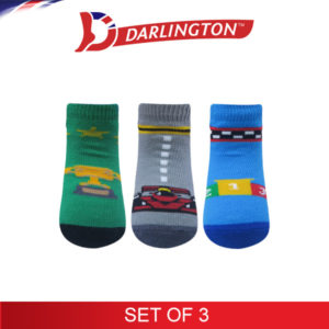 darlington babies fashion cotton anklet socks 6a0642 set of 3