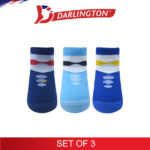 darlington babies fashion cotton anklet socks 6a0643 set of 3