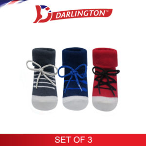 darlington babies fashion cotton anklet socks 6a0943 set of 3