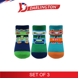 darlington babies fashion cotton anklet socks 6a1141 set of 3