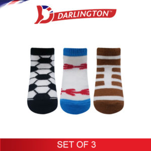darlington babies fashion cotton anklet socks 6a1142 set of 3