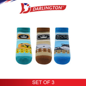 darlington babies fashion cotton anklet socks 6a1144 set of 3