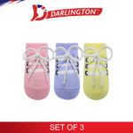 darlington babies fashion cotton no show 6a1092 set of 3