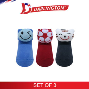 darlington babies thick cotton anklet socks 680946 set of 3