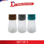 darlington babies thick cotton anklet socks 6b0246 set of 3