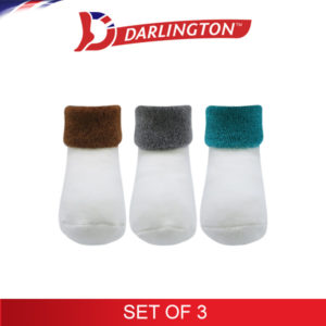 darlington babies thick cotton anklet socks 6b0246 set of 3