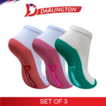 darlington kids casual cotton anklet socks 720531 set of 3