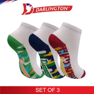 darlington kids casual cotton anklet socks 7a1032 set of 3