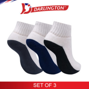 darlington kids sports thick cotton anklet socks 7a0731 set of 3