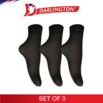 darlington ladies stockings medium ts10p black set of 3