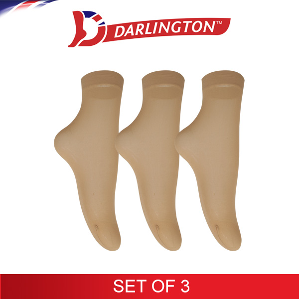 darlington ladies stockings medium ts10p fresh beige set of 3