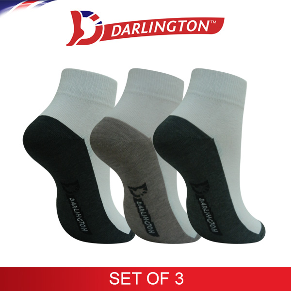 darlington men casual cotton anklet socks 931173 set of 3