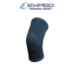 exped men accessories cotton charcoal knee support etcks black