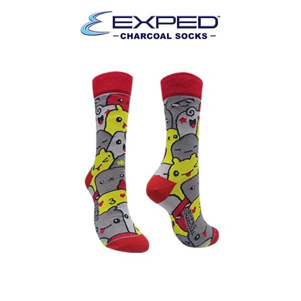 exped men fashion cotton charcoal regular socks 5a1133 chinese red