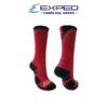 exped men sports thick cotton charcoal regular socks 5a0786 white