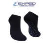 exped ladies sports thick cotton charcoal anti slip foot socks 471276 blue