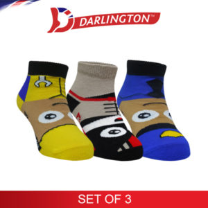 darlington kids fashion cotton anklet socks dpcp11b set of 3