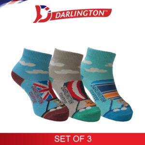 darlington kids fashion cotton coffee anklet socks dpcp11a set of 3