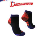 darlington men sports nylon heel pattern anklet socks mdibs6b black