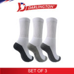 darlington men sports thick cotton regular socks 971168 set of 3