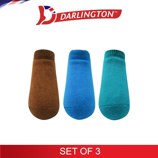 darlington babies active cotton anklet socks 6b0349 set of 3