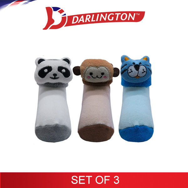 darlington babies fashion cotton anklet socks 681241 set of 3