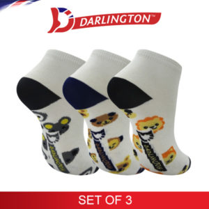 darlington kids casual cotton anklet socks 771031 set of 3