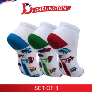 darlington kids casual cotton anklet socks 771233 set of 3