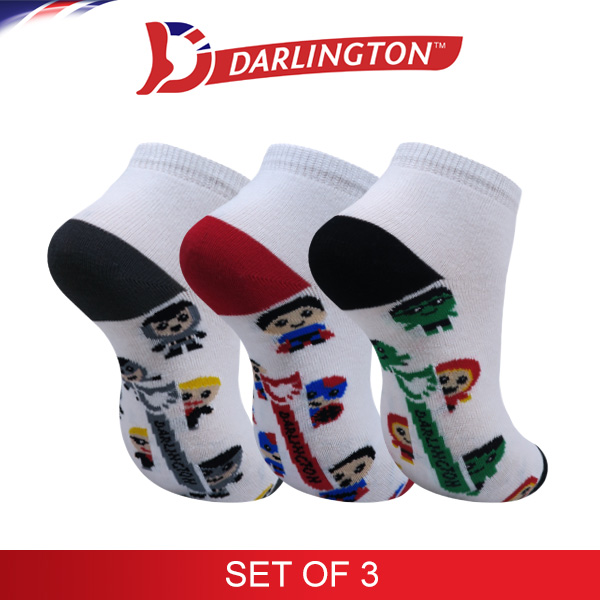 darlington kids casual cotton anklet socks 780731 set of 3