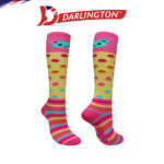 darlington kids fashion cotton knee high socks 770761 pink