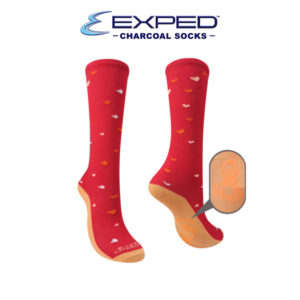 exped kids fashion cotton charcoal anti slip knee high socks 3b0261 canteloupe