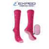 exped kids fashion cotton charcoal anti slip knee high socks 3b0261 prism pink