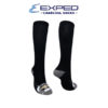 exped kids fashion cotton charcoal knee high socks 380886 frost gray