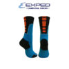 exped kids sports thick cotton charcoal regular socks 351147 cyan blue