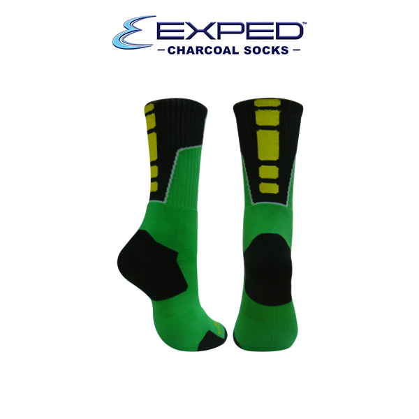 exped kids sports thick cotton charcoal regular socks 351147 island green