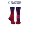 exped kids sports thick cotton charcoal regular socks 360246 chinese red