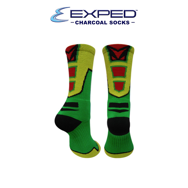 exped kids sports thick cotton charcoal regular socks 360246 island green