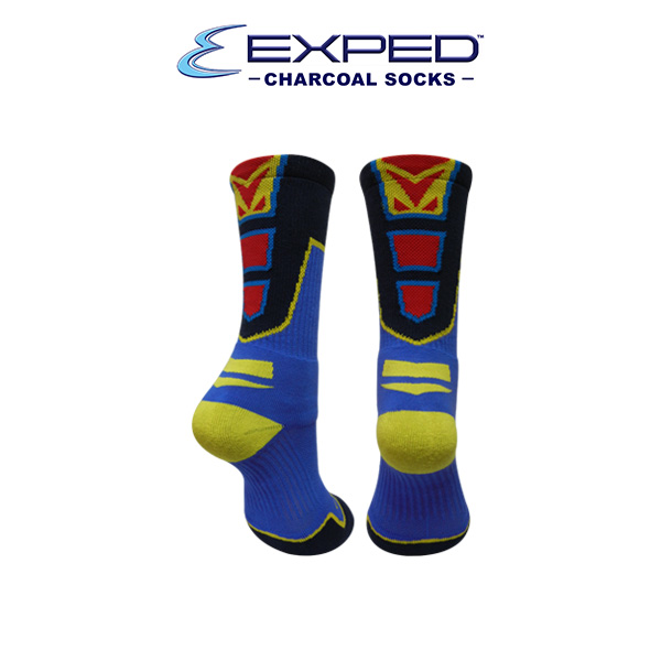 exped kids sports thick cotton charcoal regular socks 360246 palace blue
