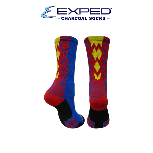 exped kids sports thick cotton charcoal regular socks 360247 palace blue