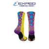 exped kids sports thick cotton charcoal regular socks 360247 yellow