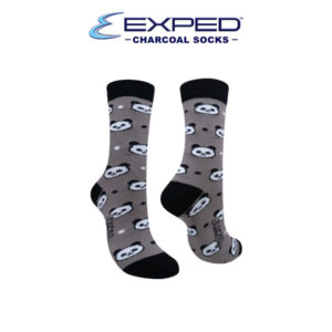 exped men fashion cotton charcoal regular socks 580686 frost gray