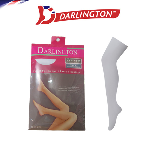 darlington ladies stockings microfiber panty hose ph112 white