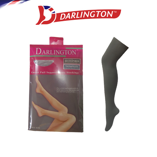 darlington ladies stockings microfiber panty hose ph115 barely black