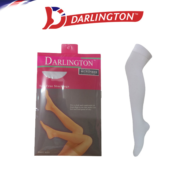 darlington ladies stockings microfiber tf101b white